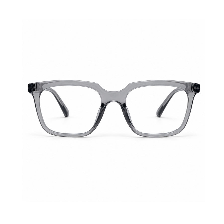Basics Neo 2815 Square Optical Frame in Grey — front view