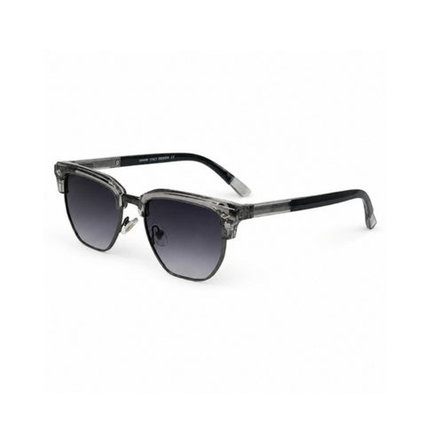 VERLIN 6318 Grey Clubmaster Prescription-Friendly Sunglasses