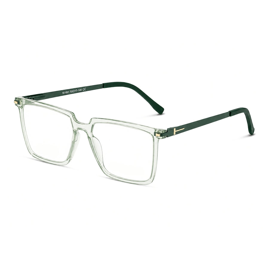 Wednesday 1001 Light Green optical frame – left angle view