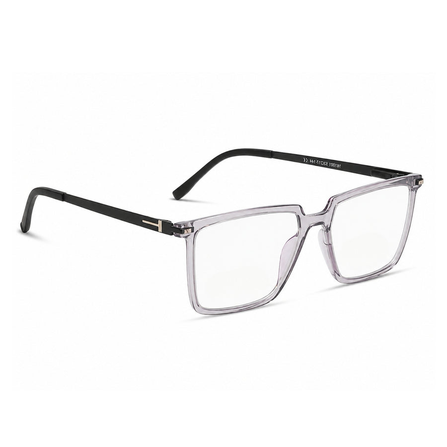 Wednesday 1001 Smoke Grey optical frame – right angle view