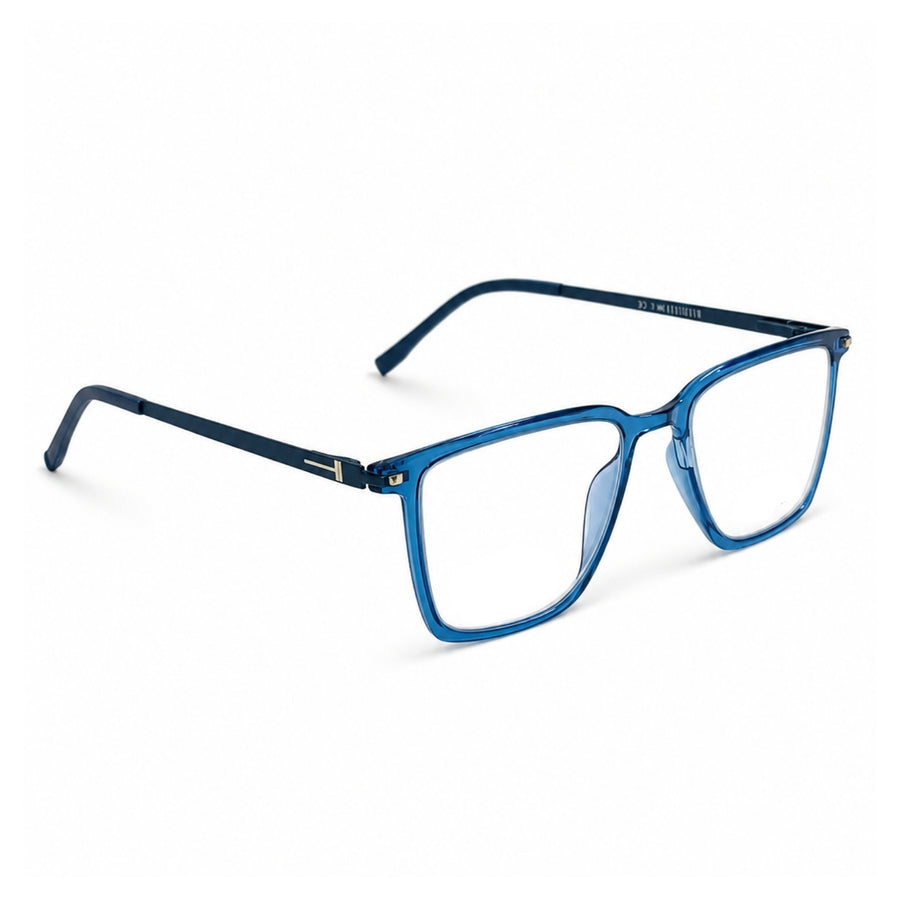 Wednesday 1002 Blue optical frame – right angle view