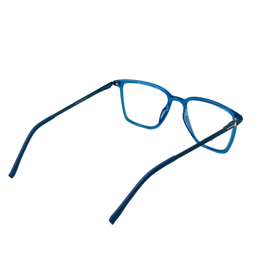 Wednesday 1002 Blue optical frame – side view