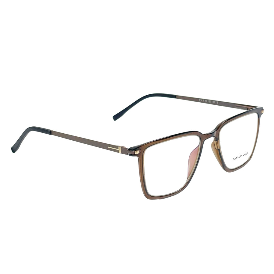 Wednesday 1002 Brown optical frame – right angle view