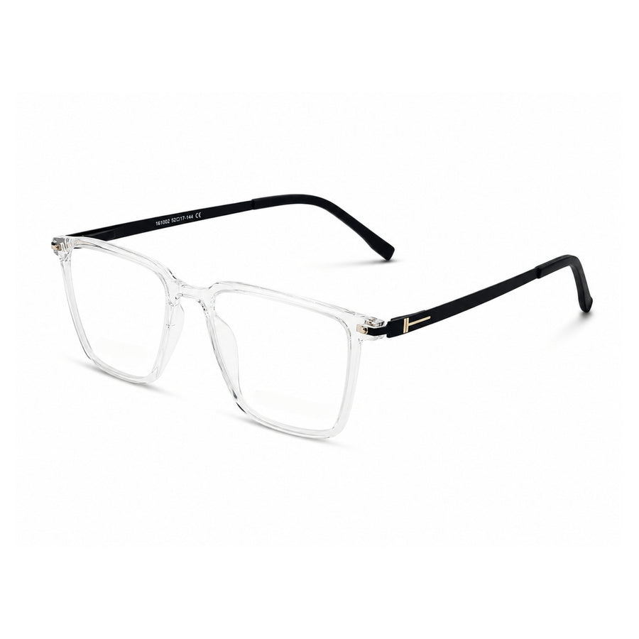 Wednesday 1002 White optical frame – left angle view