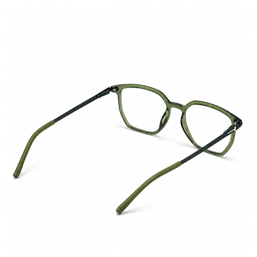 Wednesday 1003 Green optical frame – side view