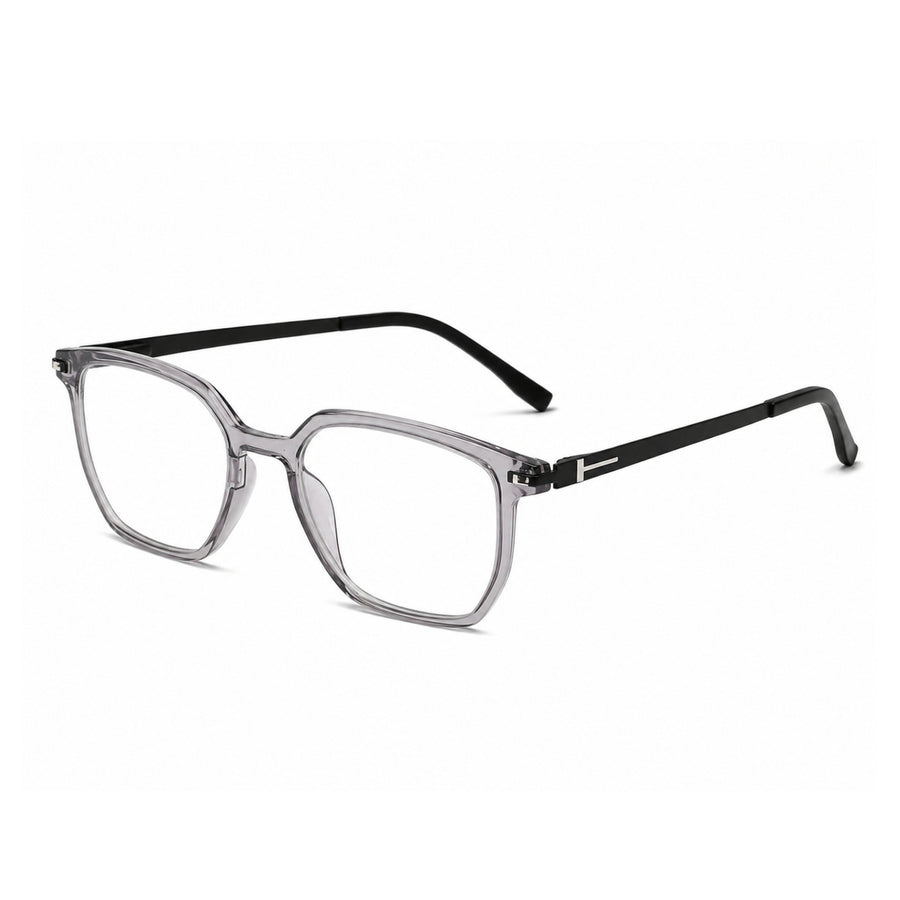 Wednesday 1003 Light Grey optical frame – left angle view