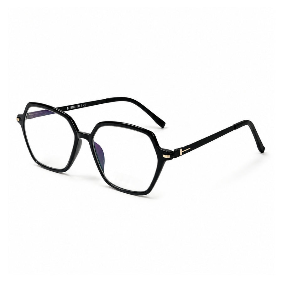 Wednesday 1005 Black optical frame – left angle view