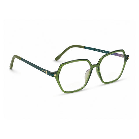 VERLIN 1005 GREEN Prescription-Friendly Optical Frame