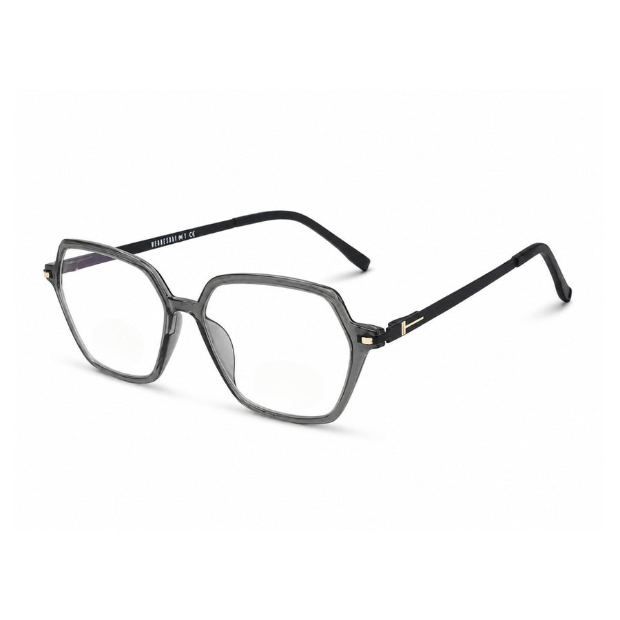 Wednesday 1005 Grey optical frame – left angle view