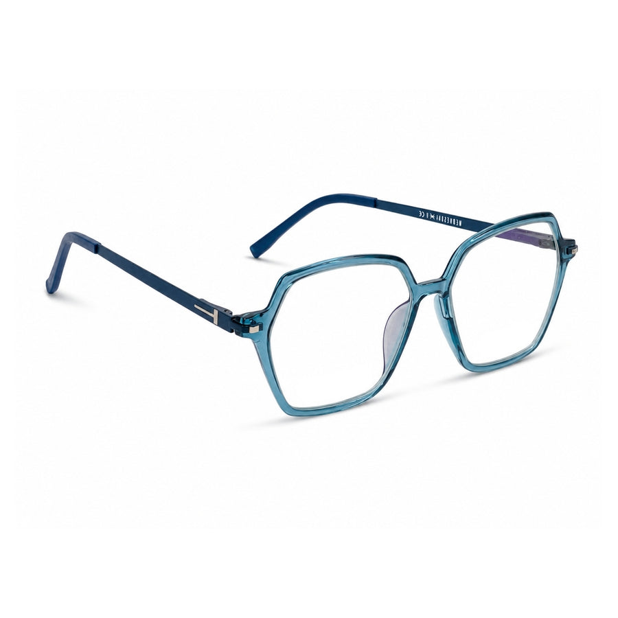 Wednesday 1005 Light Blue optical frame – right angle view
