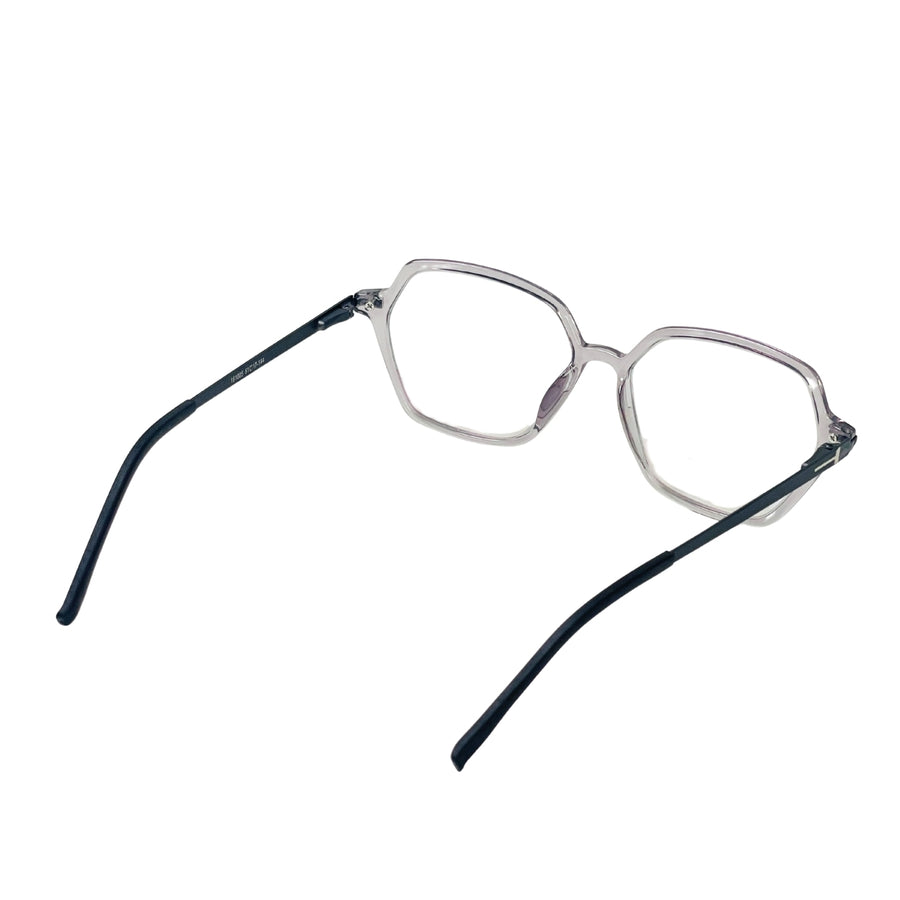 Wednesday 1005 Smoke Grey optical frame – side view