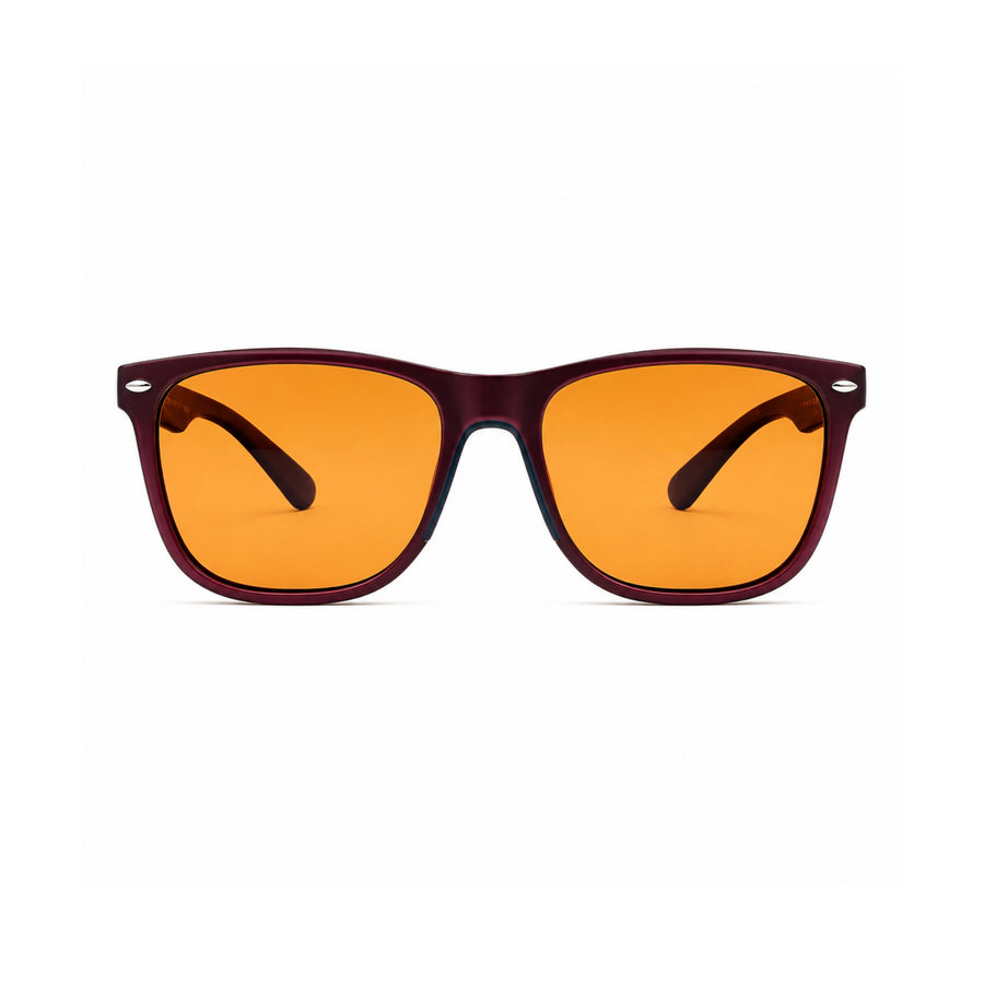 VERLIN 91133 BROWN Polarized Prescription-Friendly Sunglasses — supplied original front-angle product photo