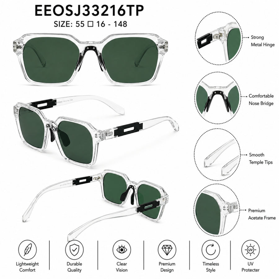 VERLIN Y Pole 25006 TP Polarized Sunglasses — supplied source view 5