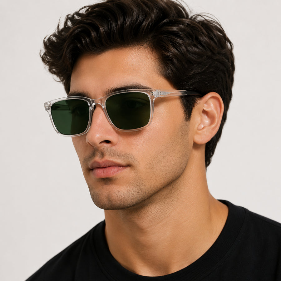 VERLIN Y Pole 25007 TP Polarized Sunglasses — supplied matching model image
