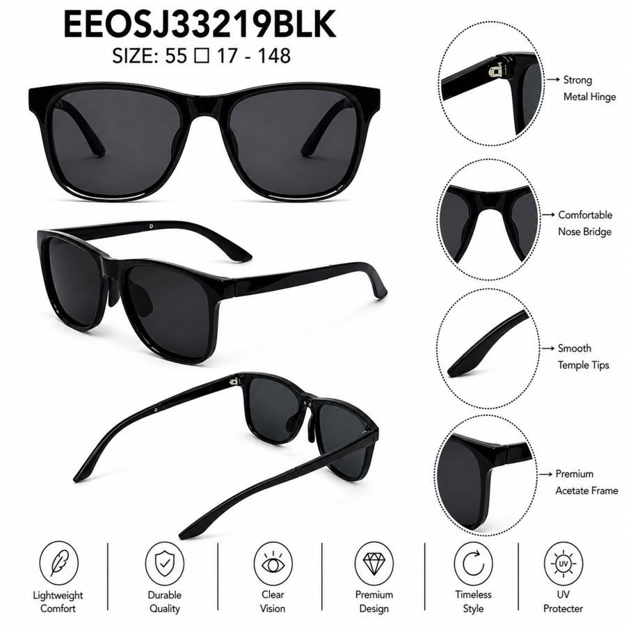 VERLIN Y Pole 25009 BLK Polarized Sunglasses — supplied source view 5