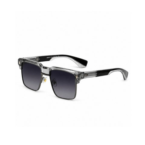 VERLIN 6304 Grey Clubmaster Prescription-Friendly Sunglasses