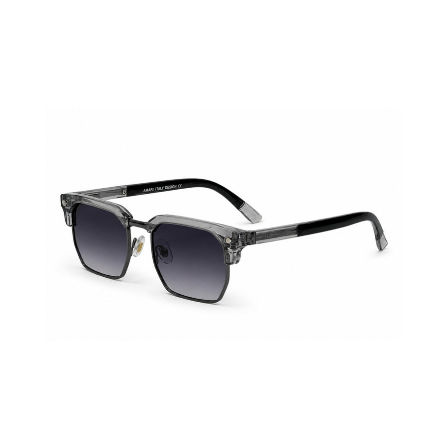 VERLIN 6307 Grey Clubmaster Prescription-Friendly Sunglasses — supplied source view 2