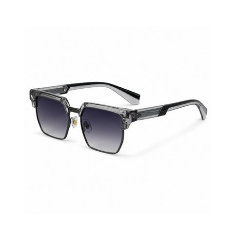 VERLIN 6316 Grey Clubmaster Prescription-Friendly Sunglasses