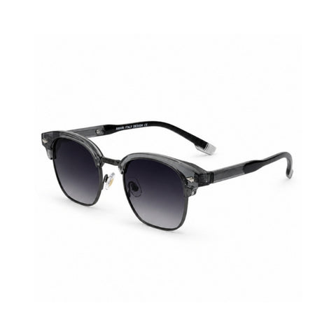 VERLIN 6319 Grey Clubmaster Prescription-Friendly Sunglasses