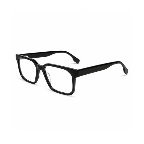 2935 Hand Made Acetate Black Rectangle Optical Frame