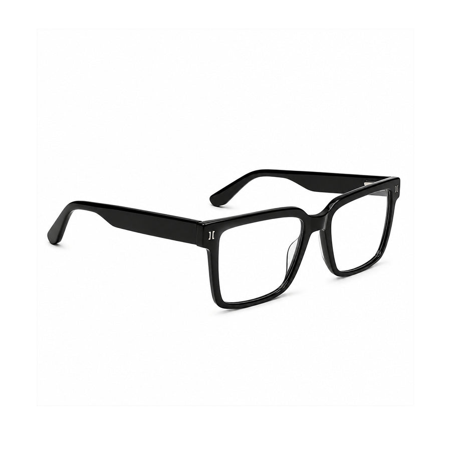2838 Hand Made Acetate Black Square Optical Frame — side