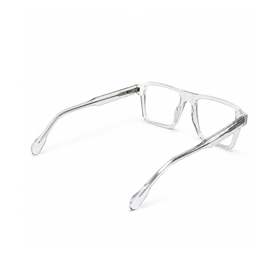 22118 Hand Made Acetate Transparent Rectangle Optical Frame — back