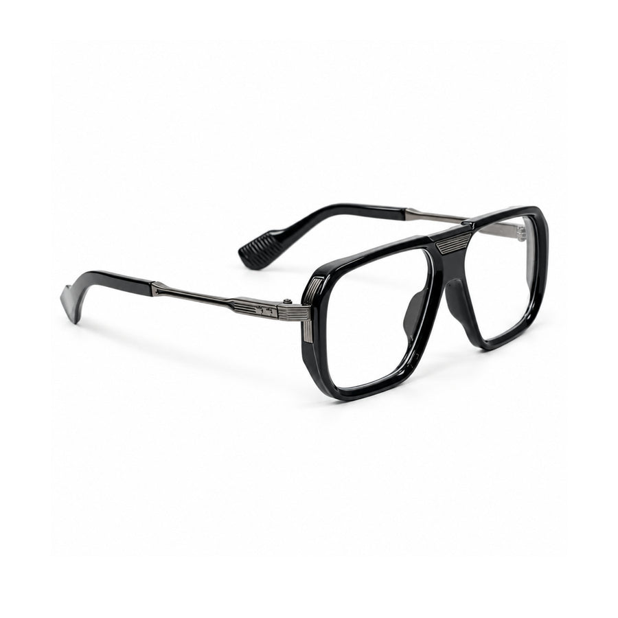 VERLIN 6067 Black Gunmetal navigator frame, angled view