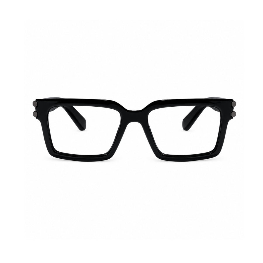 82106 VERLIN Square Computer Glasses in Black - front view