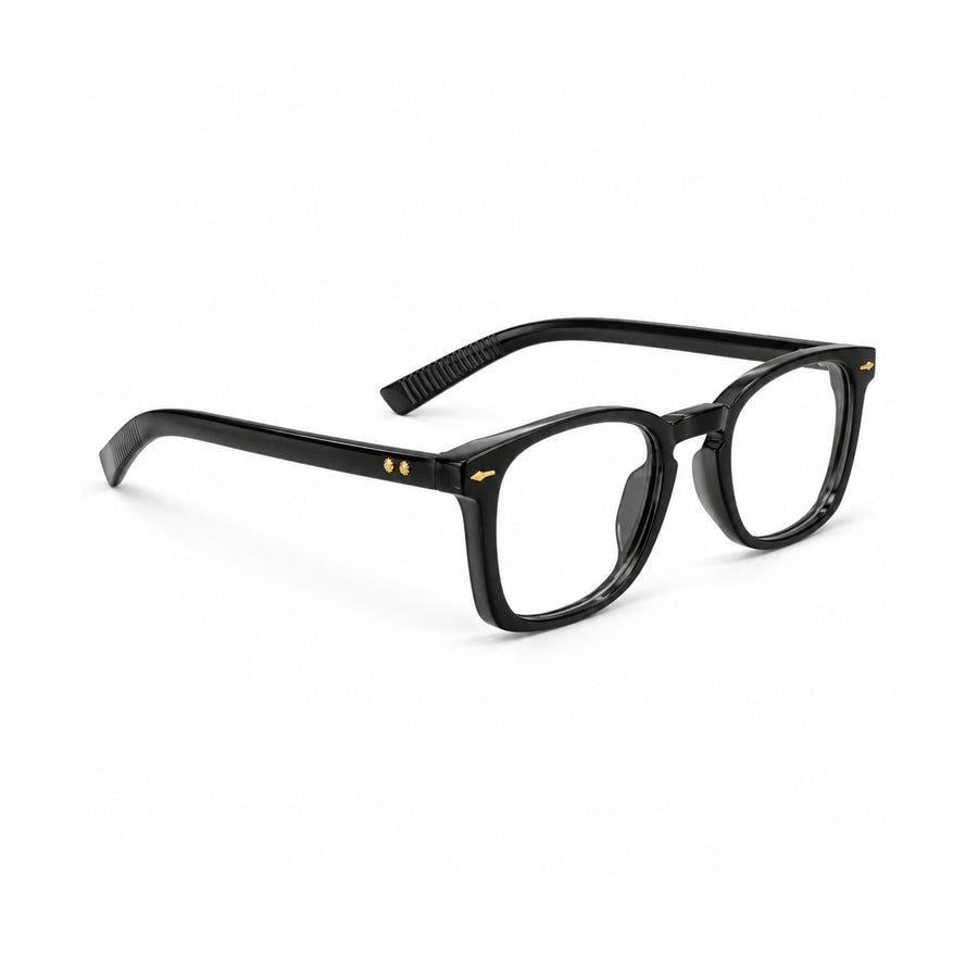 86312 VERLIN Square Optical Frame in Black - opposite angle