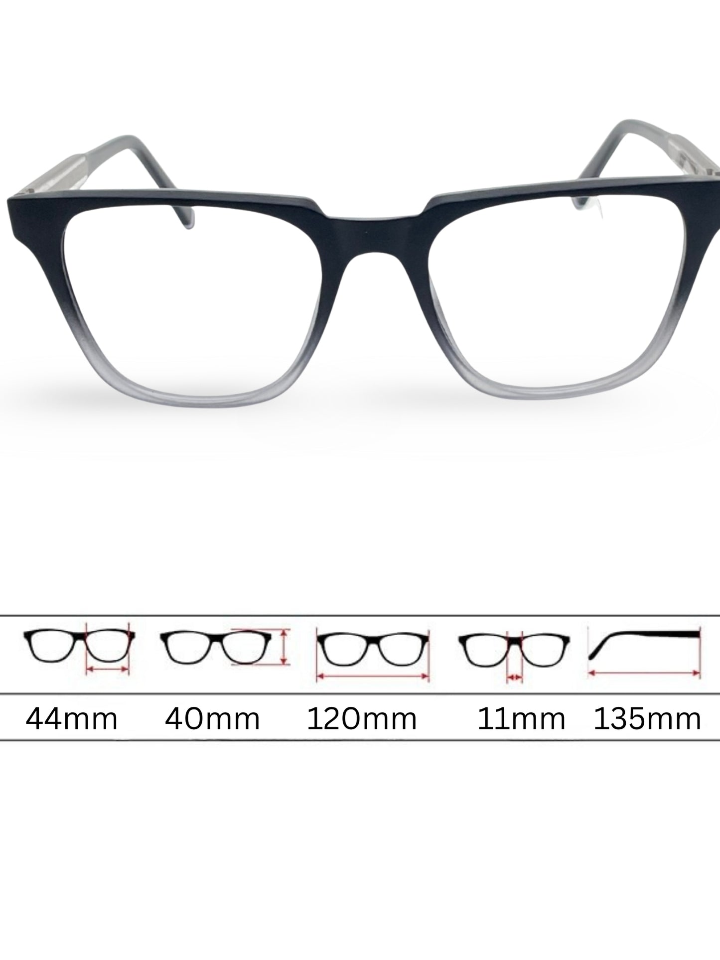 Sunglasses 3060 - Gradient Black