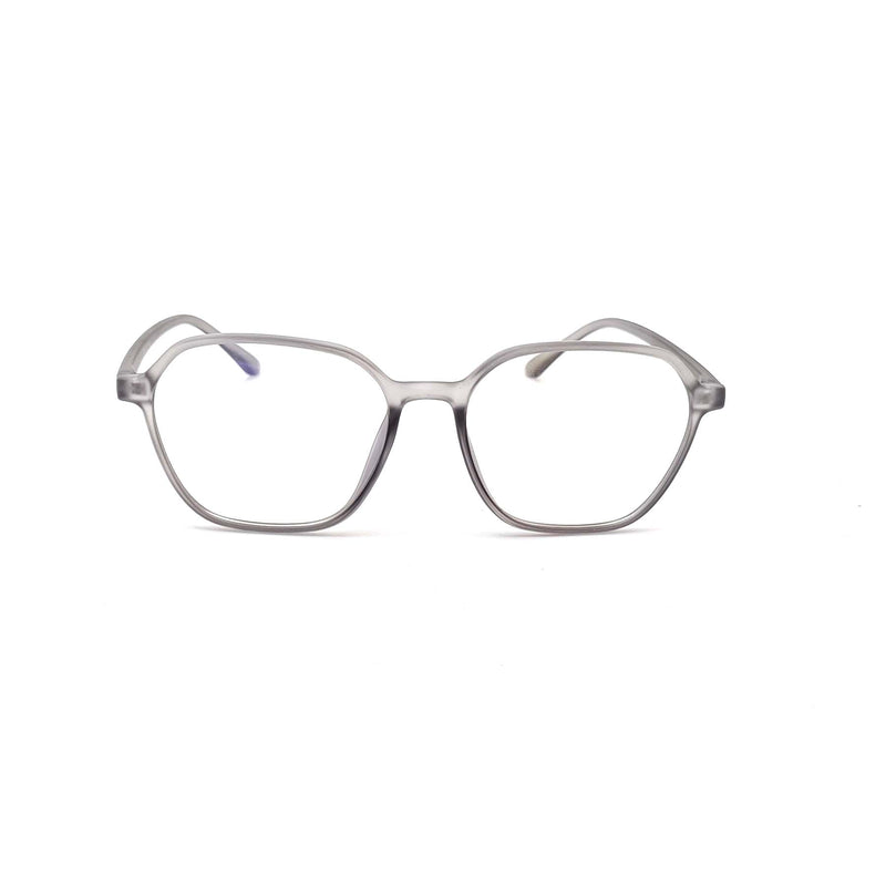 Verlin 3223 Rounded Square Eyeglass Frame – Gray, supplied product view 1