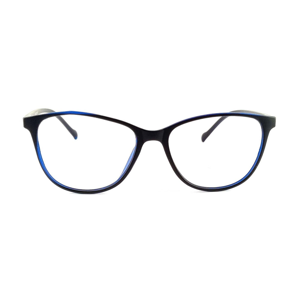 Verlin 3218 Cat-Eye Eyeglass Frame – Blue