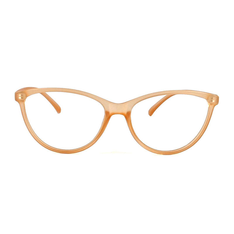 Verlin 3210 Cat-Eye Eyeglass Frame – Orange, supplied product view 1