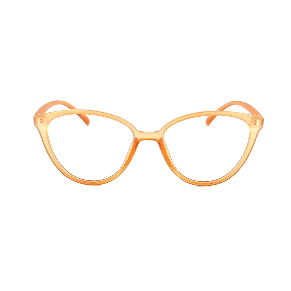 Verlin 3209 Cat-Eye Eyeglass Frame – Orange