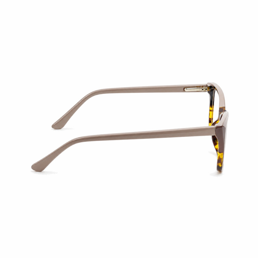 DOZY 35505 Women's Cat-Eye Optical Frame in Tortoise — side view