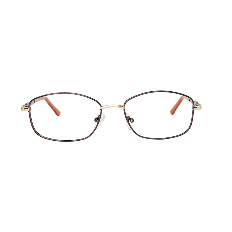 Brown Black Full Rim Square Verlin Eyewear (3108)