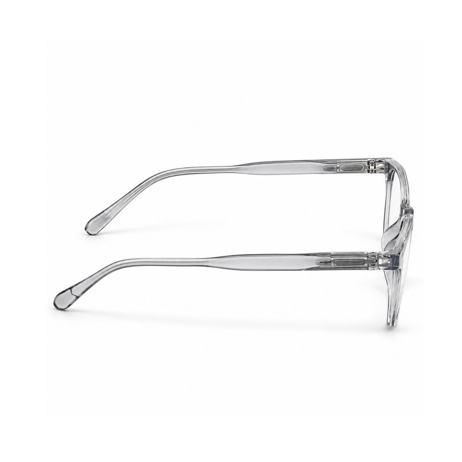 Basics 2802 Rounded Square Optical Frame in Grey — side view
