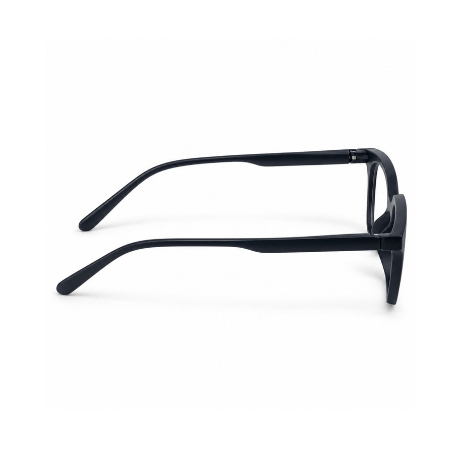 Basics Neo 2815 Square Optical Frame in Black — side view