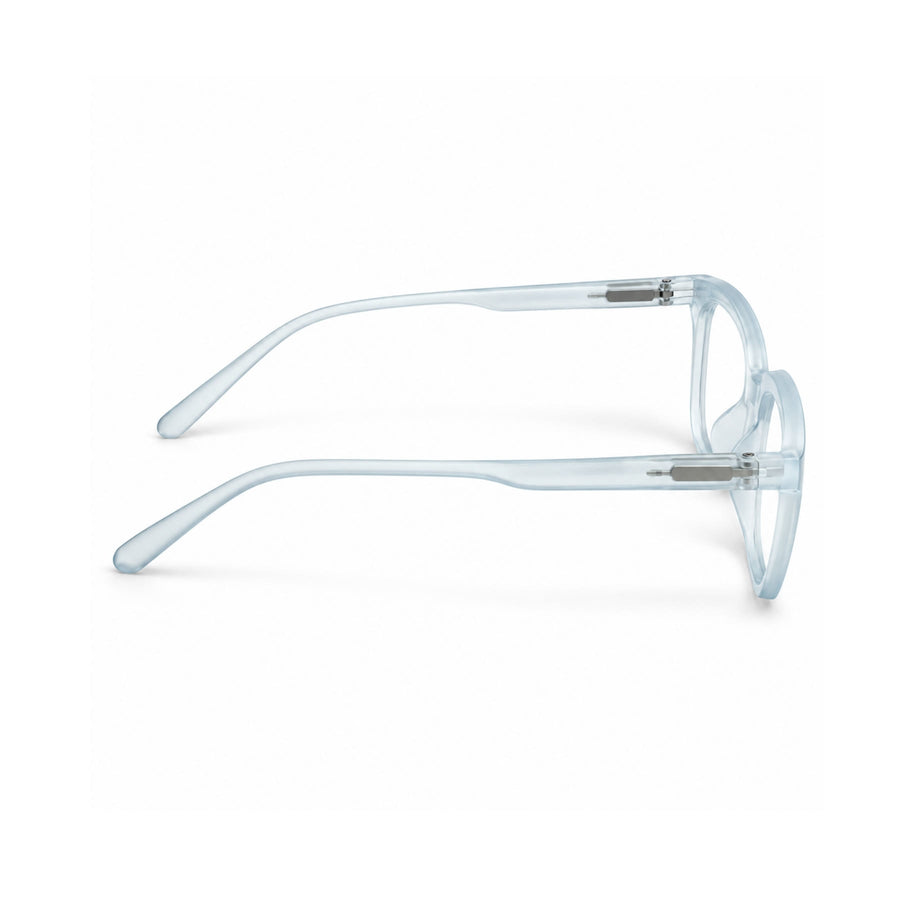 Basics Neo 2815 Square Optical Frame in Ice Blue — side view
