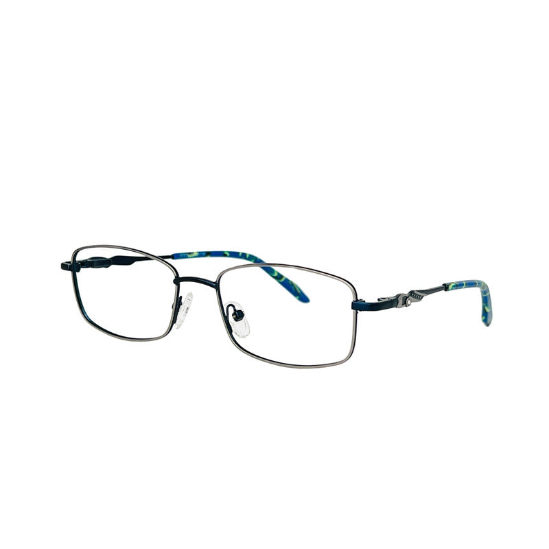 Blue Full Rim Square Verlin Eyewear (5106)