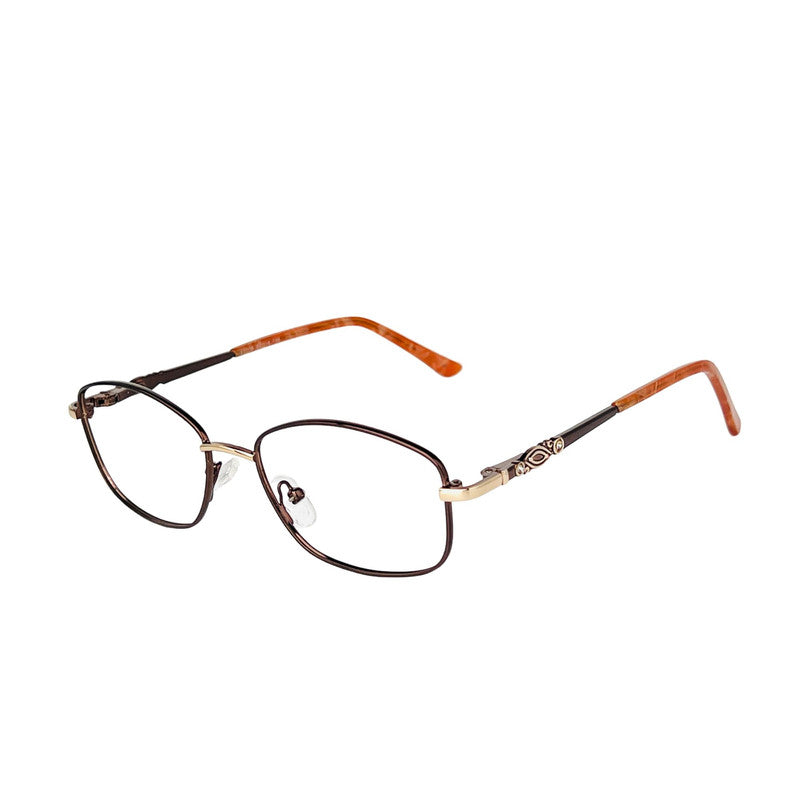 Brown Black Full Rim Square Verlin Eyewear (3108)