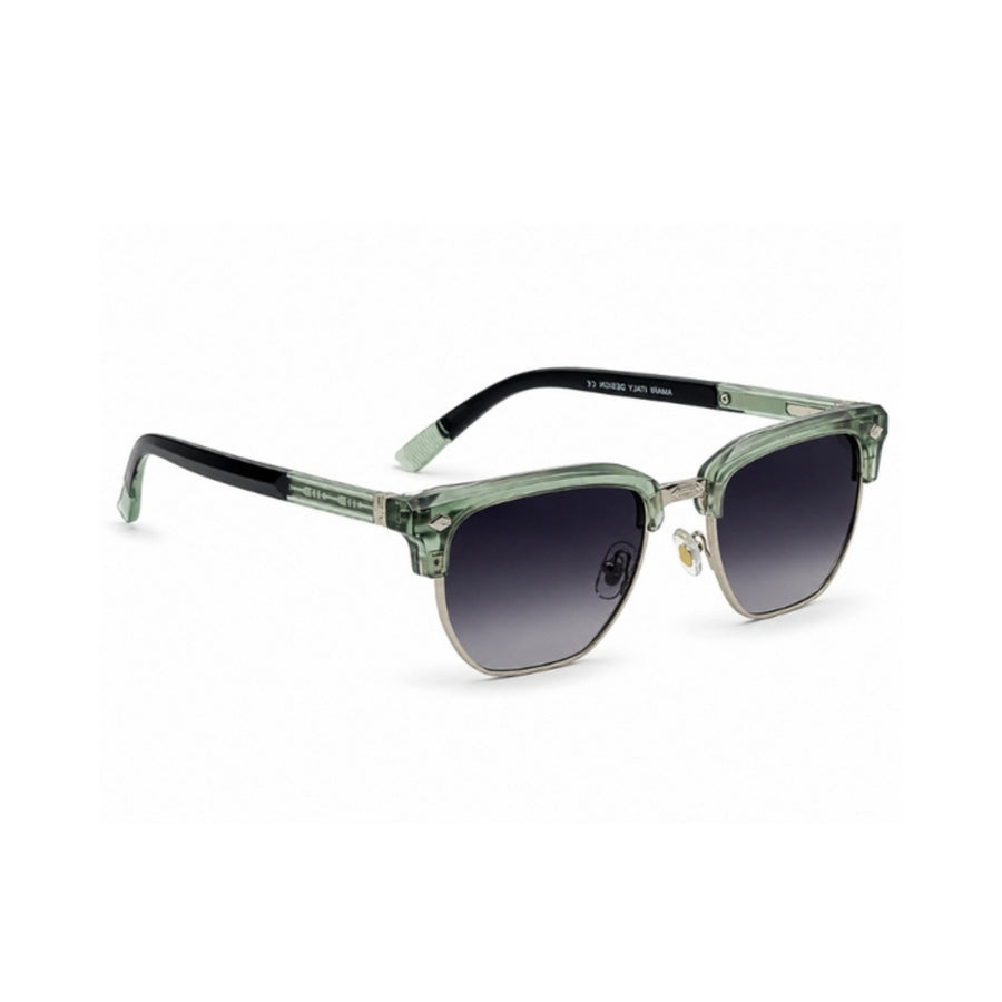 VERLIN 6318 Green Clubmaster Prescription-Friendly Sunglasses — supplied source view 3
