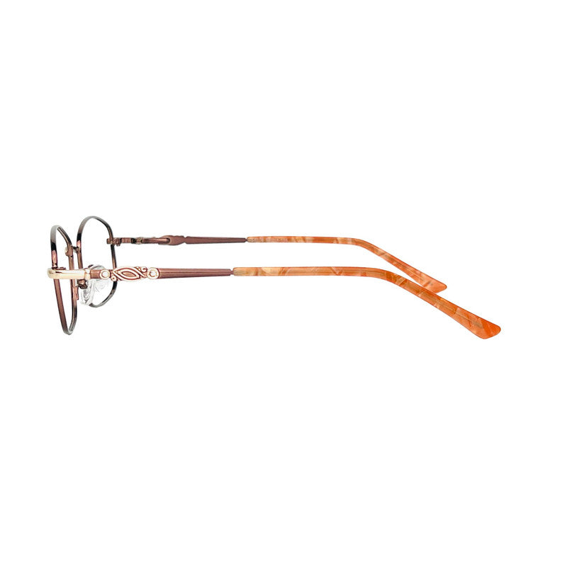 Brown Black Full Rim Square Verlin Eyewear (3108)