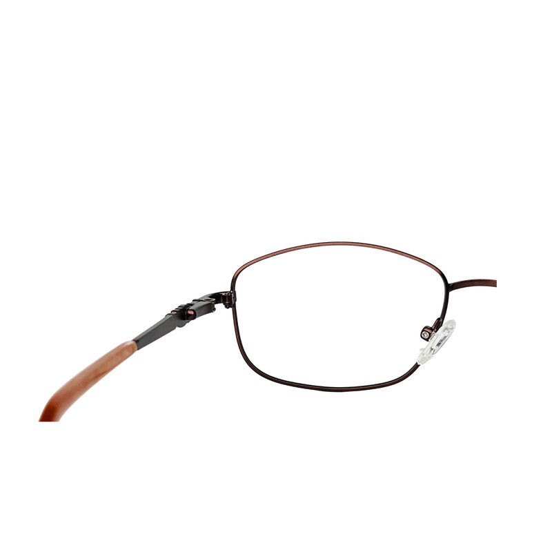 Brown Black Full Rim Square Verlin Eyewear (3108)