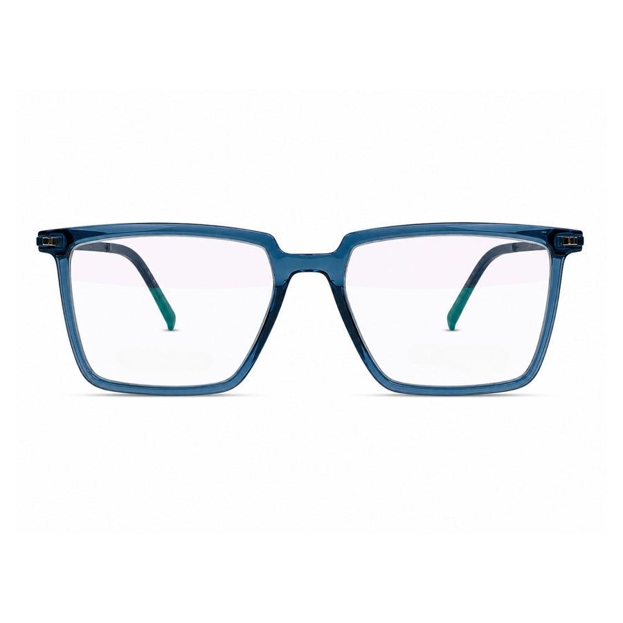 Wednesday 1001 Blue optical frame – front view