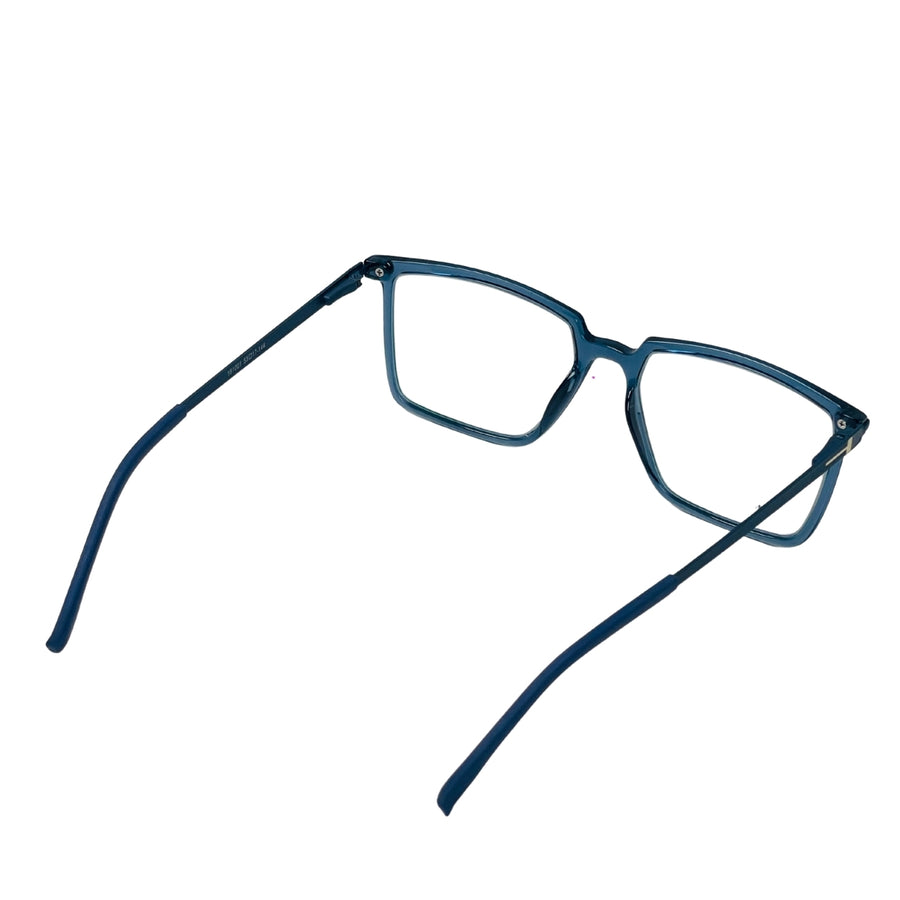 Wednesday 1001 Blue optical frame – temple view