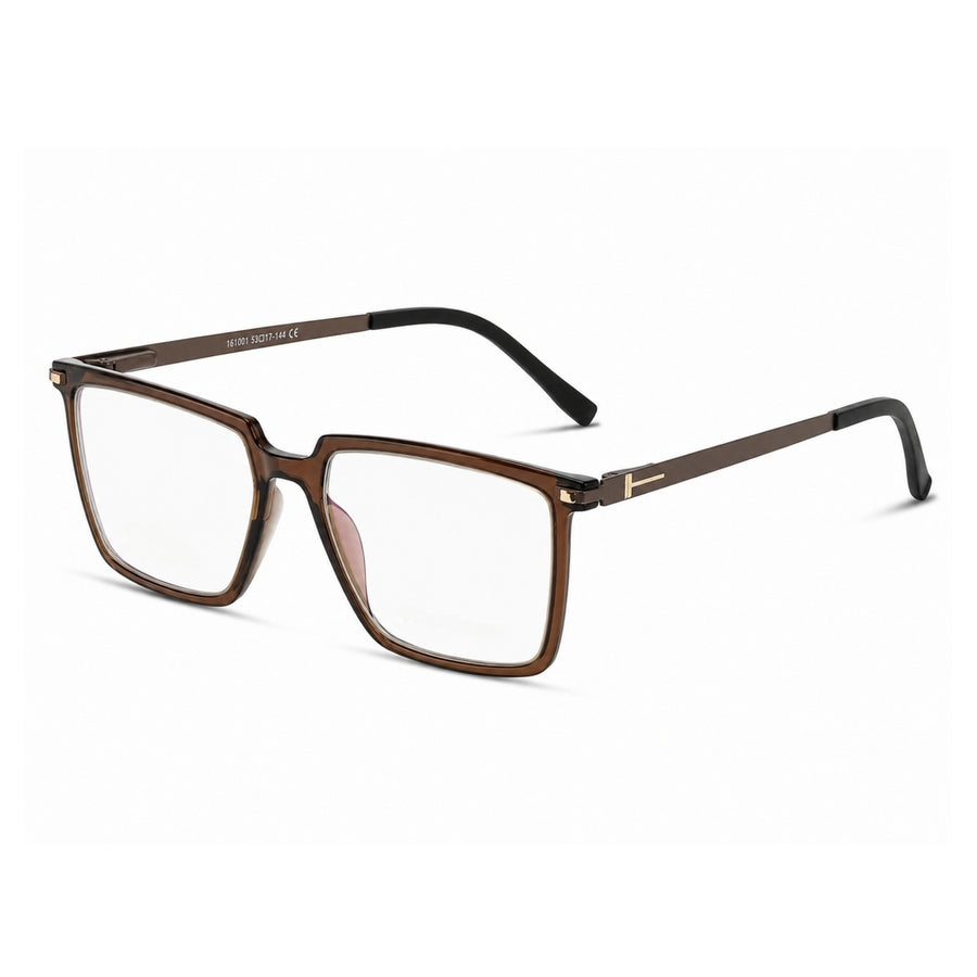 Wednesday 1001 Brown optical frame – left angle view