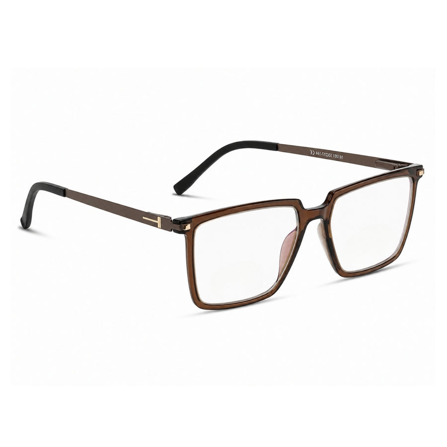 Wednesday 1001 Brown optical frame – right angle view