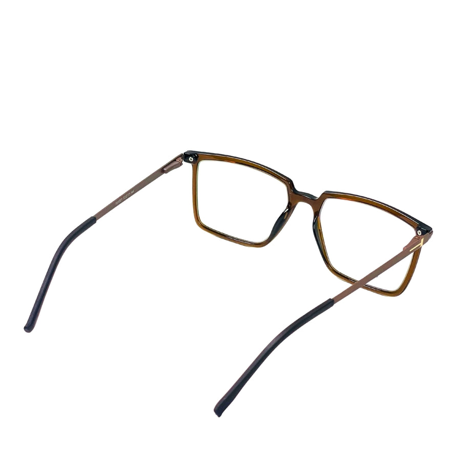 Wednesday 1001 Brown optical frame – side view
