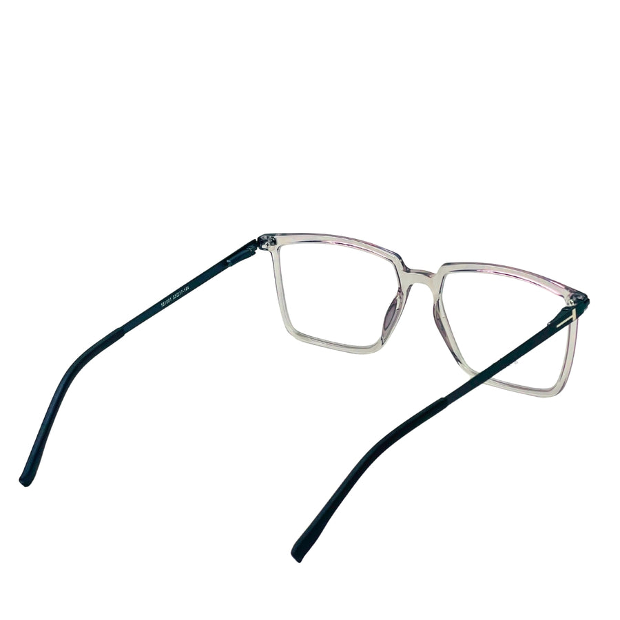 Wednesday 1001 Smoke Grey optical frame – side view